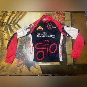 Hincapie 2007 Ride to Cure Juvenile Diabetes JDRF Cycling Jacket Size Adult M